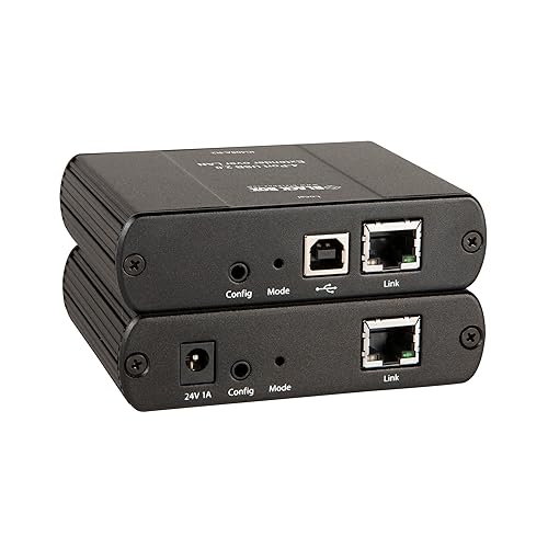 Black Box Network - IC408A-R2-4 Port USB 2.0 Extender LAN Or Direct Co