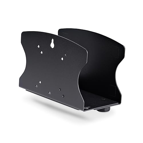StarTech.com PC Wall Mount Bracket, Supports Desktop Computers Up to 40lb (18kg), Tool-Less Adjustments 1.9-7.8in (50-200mm), Heavy-Duty Wall Mount Shelf/Holder for PC Case/Tower (2NS-CPU-Wall-Mount) Heavy-Duty Wall Mount for PC Case