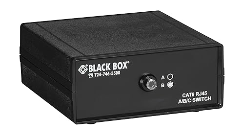 Black Box SW1030A 2-to-1 CAT6 10GbE Manual Switch