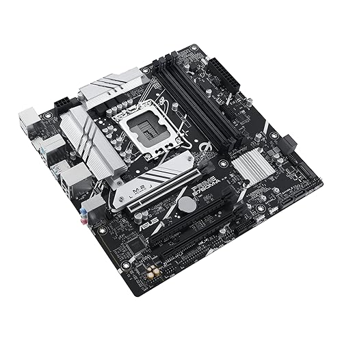 ASUS Prime B760M-A-CSM Intel B760 (LGA 1700) mATX CSM Commercial Motherboard PCIe 4.0, DDR5, 2X M.2, 2.5Gb LAN, DP, 2X HDMI™, SATA 6 Gbps, USB 3.2 Type-C, Aura Sync, ASUS Control Center Express