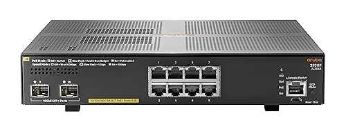 HP Aruba 2930F 8G PoE+ 2SFP+ Switch