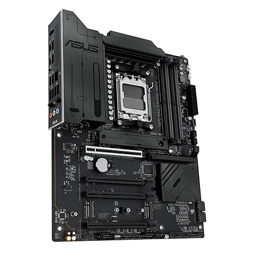 ASUS X870 MAX Gaming WIFI7 AMD AM5 ATX Motherboard, 12+2+1 80A DrMOS, DDR5, PCIe 5.0 x16 Q-Release, 3X M.2, Wi-Fi 7 Q-Antenna, 2.5Gb LAN, USB4® Type-C®, USB-C® 20Gbps, BIOS Flashback™, Aura Sync