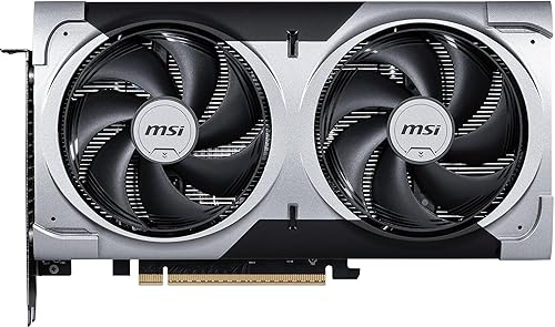 MSI Gaming RTX 5060 Ti 16G Ventus 2X OC Plus Graphics Card (16GB GDDR7, 128-bit, Extreme Performance: TBA MHz, DisplayPort x 3 2.1a, HDMI 2.1b, NVIDIA Blackwell Architecture)
