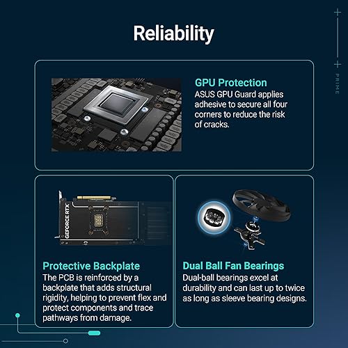 The SFF-Ready ASUS Prime GeForce RTX™ 5080 OC Edition 16GB GDDR7 Graphics Card (PCIe® 5.0, 16GB GDDR7, HDMI®/DP 2.1, 2.5-Slot, Axial-tech Fans, Vapor Chamber, Dual BIOS) Prime RTX5080|OC