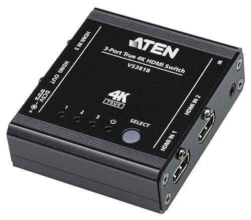 ATEN 3 Port True 4K HDMI Switch