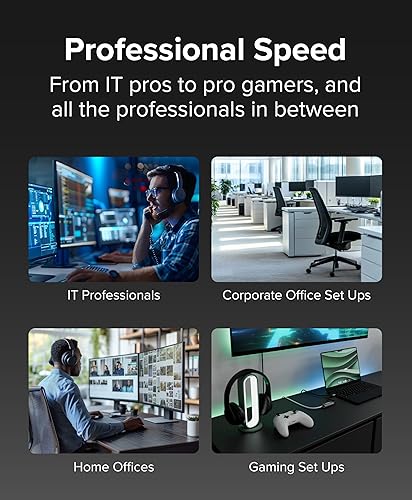 Plugable 5Gbps USB-C Ethernet Adapter | 5000Mbps Wired Network for Windows, macOS, and ChromeOS Laptops and Desktops | Realtek RTL8157 | Supports CAT6, CAT6a and CAT7 Cables (USBC-E5000)