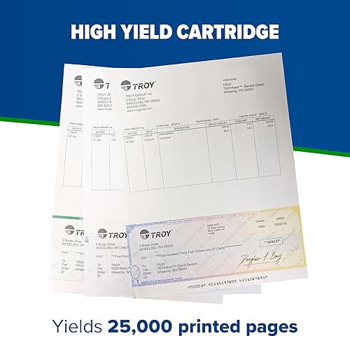 The Nekid Cow TROY M605/M606 MICR Toner Secure High Yield Cartridge, Check Printing, HP Part Number: CF281X, Yields 25000 Pages