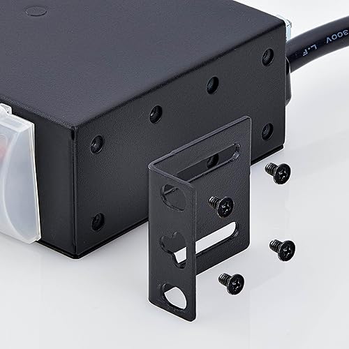 StarTech.com 14-Outlet Rackmount PDU, 1U Server Power Strip, 6X Front and 8X Rear Ports, Mounted Power Distribution Unit