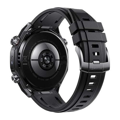 HUAWEI Watch Ultimate 2 Smart Watch, Zirconium-Based Liquid Metal case, 150-Meter Diving Watch, Sonar-Based Underwater Communication, Accurate Health Monitor, Black