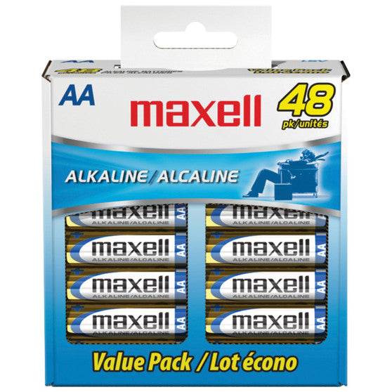 Maxell 48 AA General Purpose Alkaline Batteries