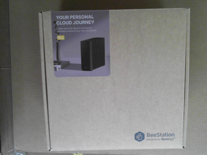 OPEN BOX - Synology BeeStation 4TB Personal Cloud Storage Device (BST150-4T) Black 4 Bay 16GB Ram Black