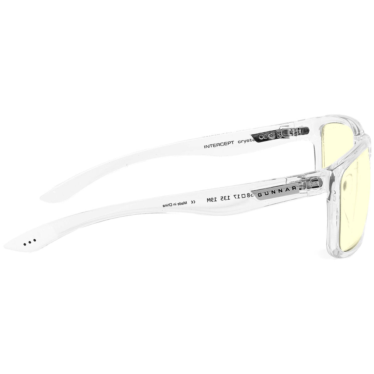 Gunnar Optiks Ac Int-07601 Intercept Crystal Amber Tint Gunnar Focusing Power