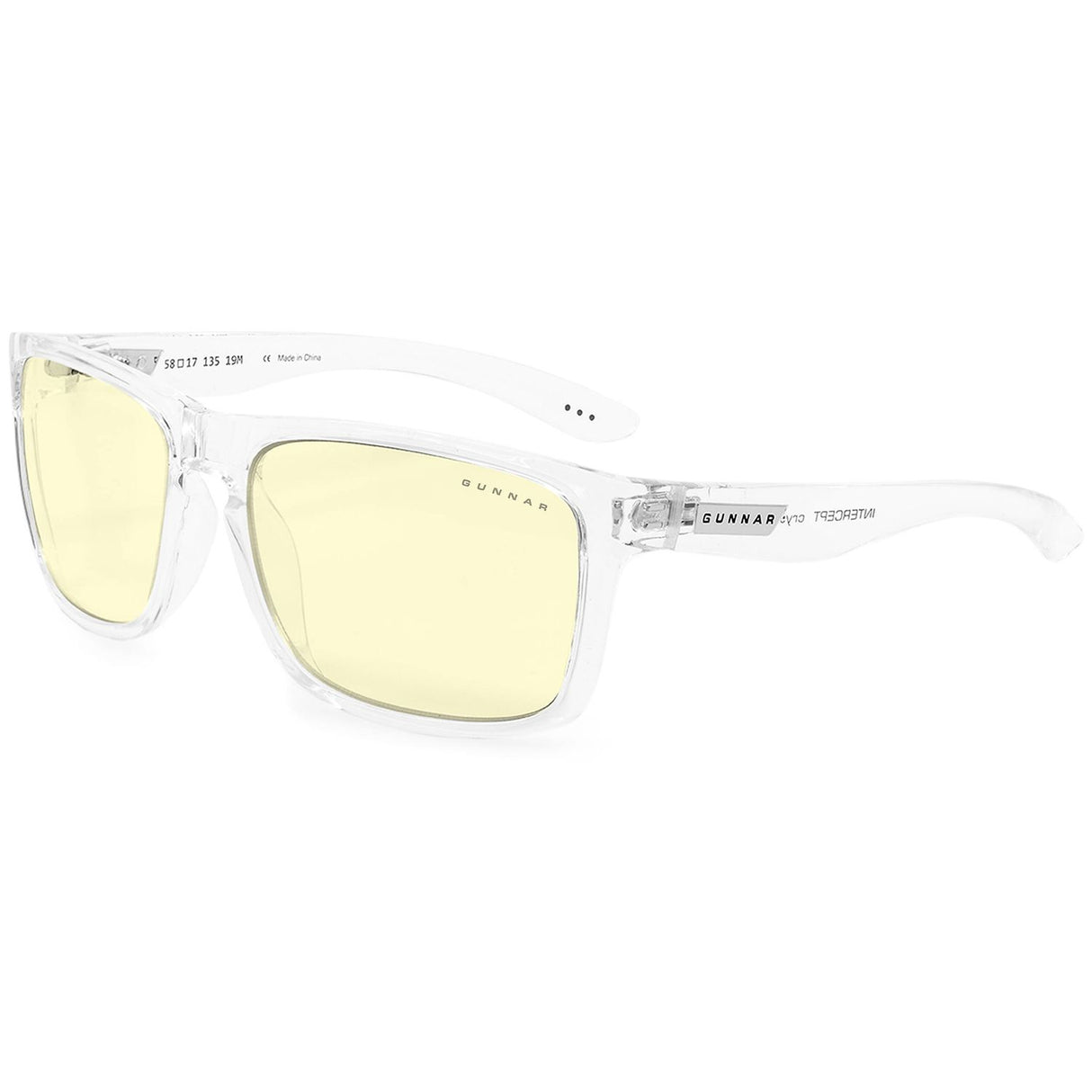 Gunnar Optiks Ac Int-07601 Intercept Crystal Amber Tint Gunnar Focusing Power