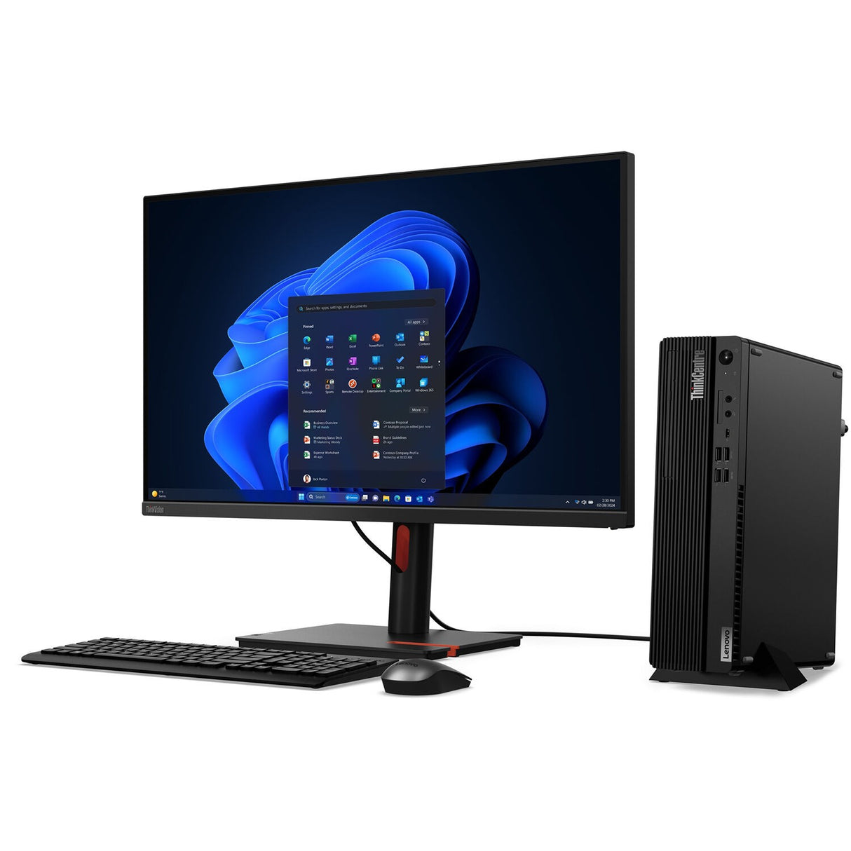 Lenovo ThinkCentre M70s Gen 5 12U3000VUS Desktop Computer - Intel Core i7 14th