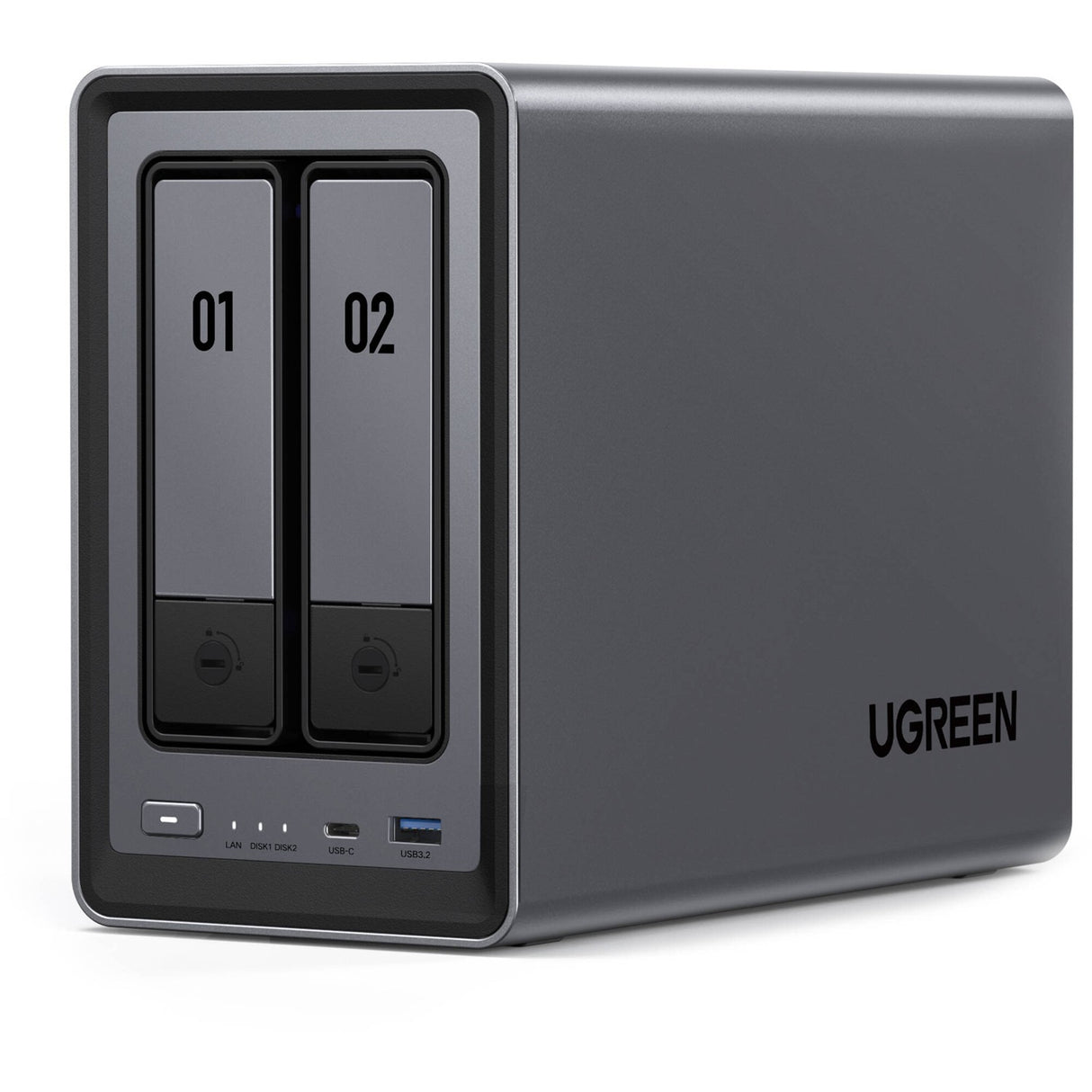 UGREEN NASync DXP2800, 2-Bay NAS with Intel N100 Quad-Core CPU (Up to 3.4GHz) 8G