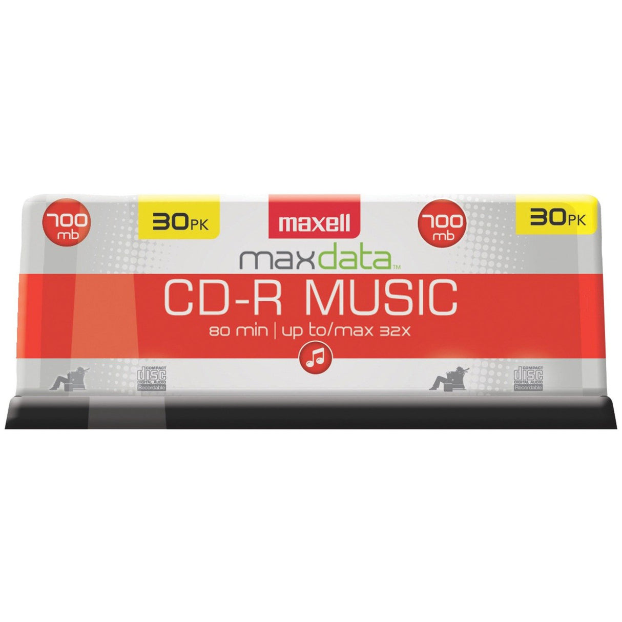 Maxell 625335 Music CD-Rs, 30-Count Spindle