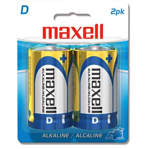 Maxell D Alkaline Batteries