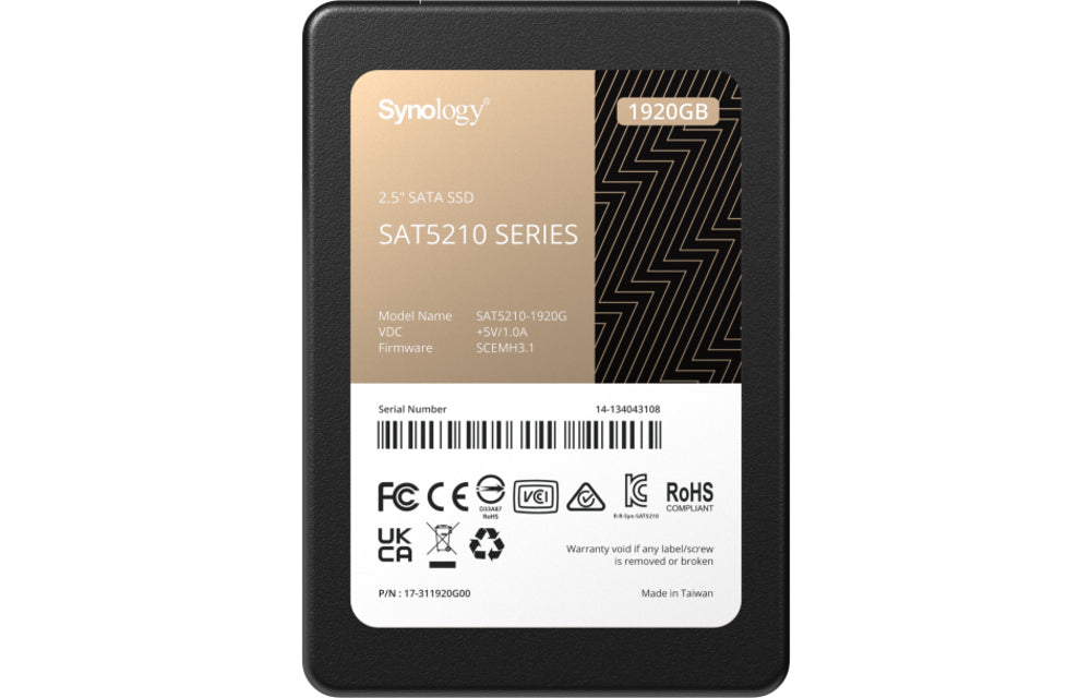 Synology Ssd 2.5” Sata 1920gb 2.5 Serial Ata Iii