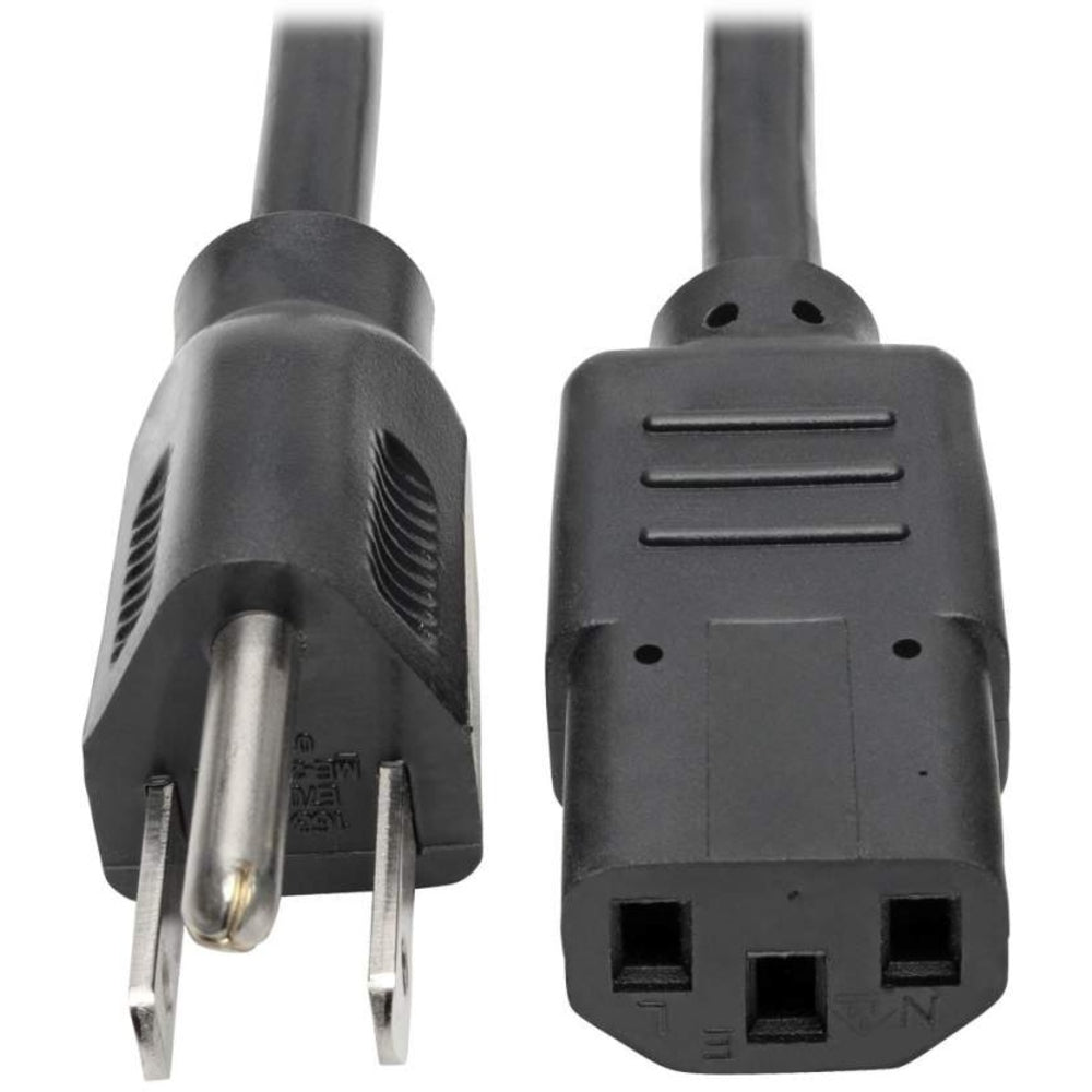 Tripp Lite 6ft Computer Power Cord Cable 5-15p To C13 10a 18awg