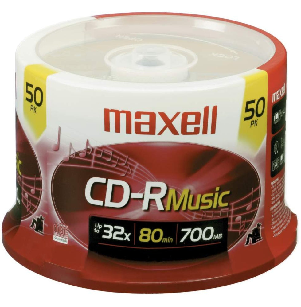 Maxell Music Gold - CD-R X 50 - 700 MB - Storage