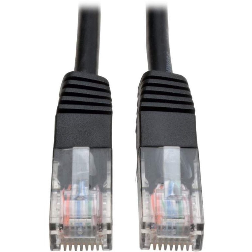 Tripp Lite CAT5e 350 MHz Molded Patch Cable, 10 Ft, Black (N002010BK)