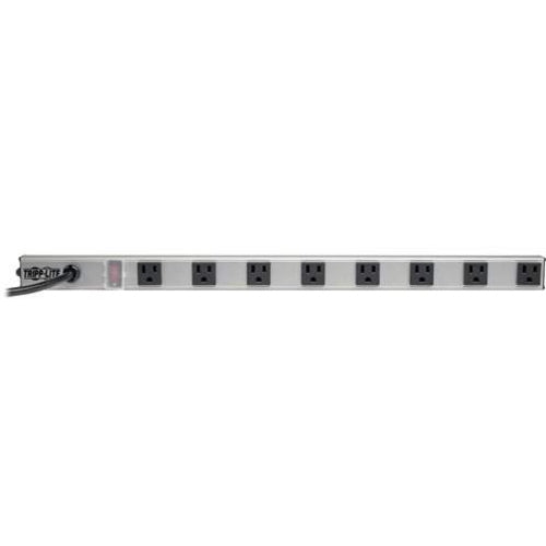 Tripp Lite Power Strip 120V Right Angle 5-15R 8 Outlet 15' Cord 24 Length - PS2408RA