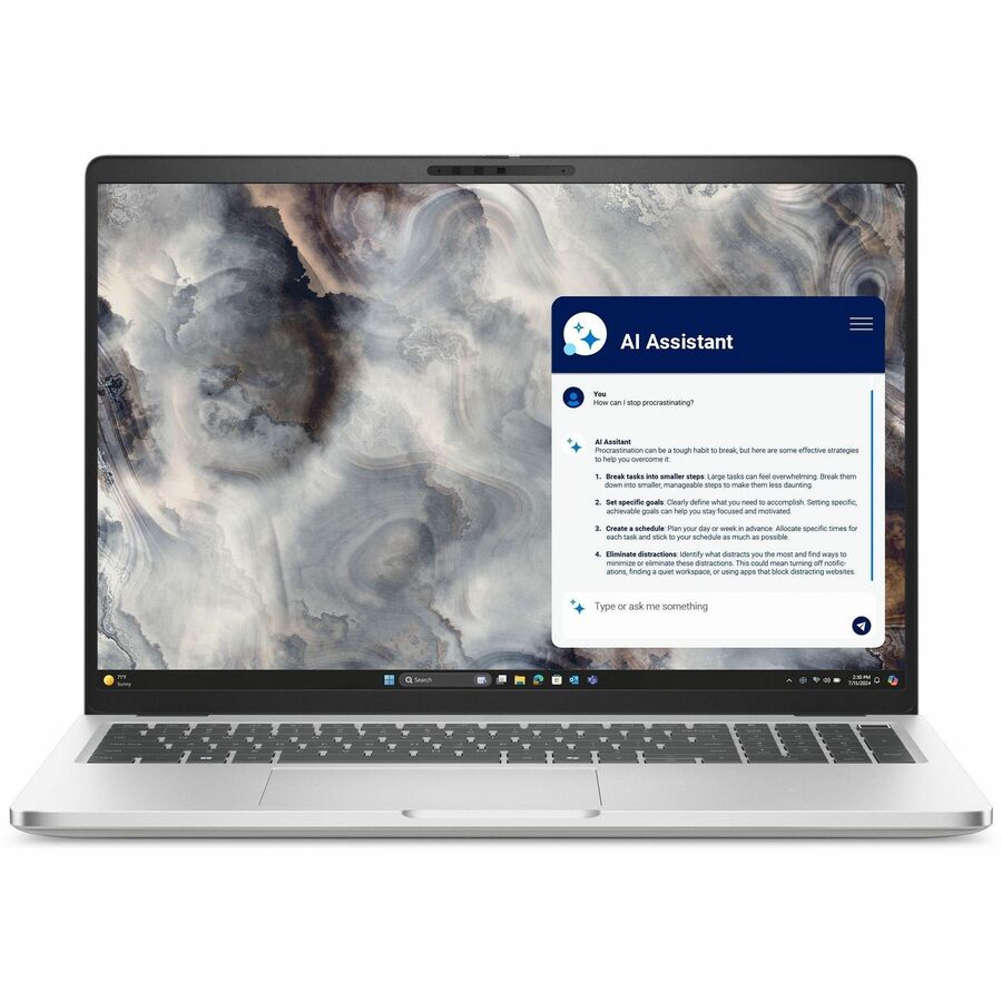 Dell Pro 16 Plus PB16250 16" Copilot+ PC Notebook - Full HD Plus - Intel Core Ultra 7 265U - vPro Technology - 32 GB - 512 GB SSD - English (US) Keyboard - Intel Chip - 1920 x 1200 - Windows 11 Pro - Intel Arc Graphics