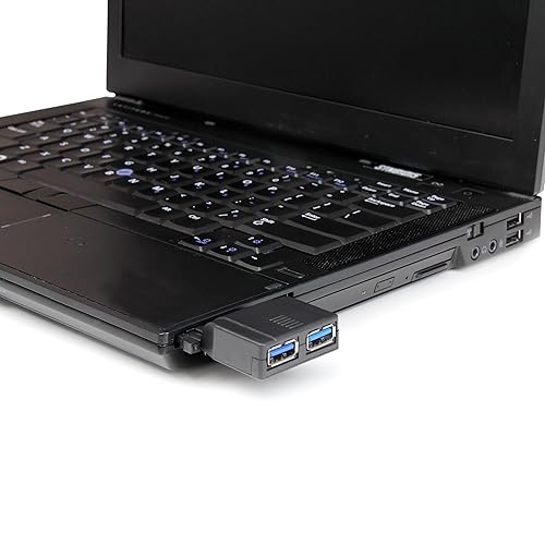 StarTech.com ECUSB3S22 2 Port ExpressCard SuperSpeed USB 3.0 Card Adapter Blue 0.47 (12 mm) x 1.57 (40 mm) x 4.53 (115 mm)