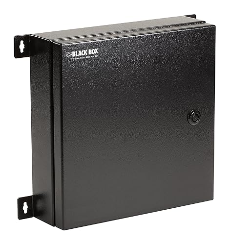 BLACK BOX NETWORK SRV - Rated Fiber Optic Wallmount Enclosure, 2 Adapter Panels