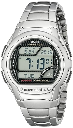 Casio Men's WV58DA-1AV Waveceptor Atomic Sport Watch, Grey