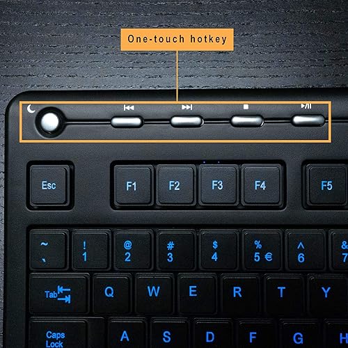 A4tech KD-126 Backlit USB Light up Keyboard Black (KD126)