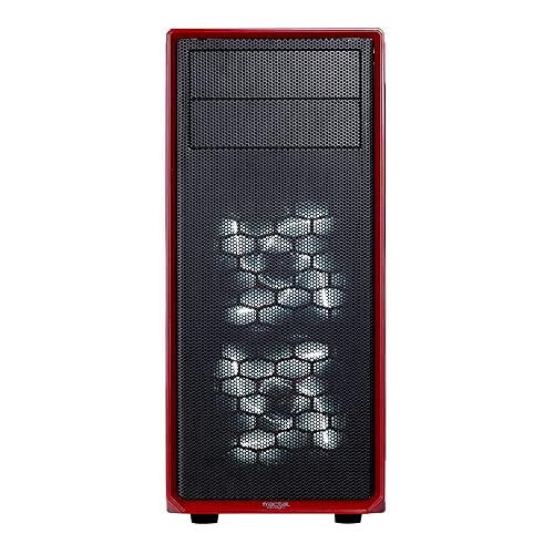 Fractal Design FD-CA-Focus-RD-W Focus G ATX Mid Tower Computer Case Mystic Red