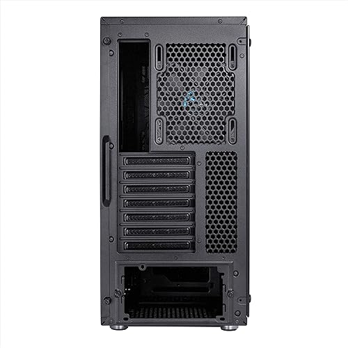 Fractal Design Meshify C - Compact Computer Case - High Performance Airflow/Cooling - 2X Fans, Interior - Water - Cooling Meshify C - Dark TG