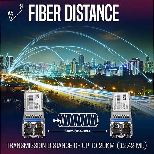 TRENDnet TI-MGBS20, 1000Base-LX Industrial SFP Single- Mode LC Module (20km), Lifetime Protection (20km)