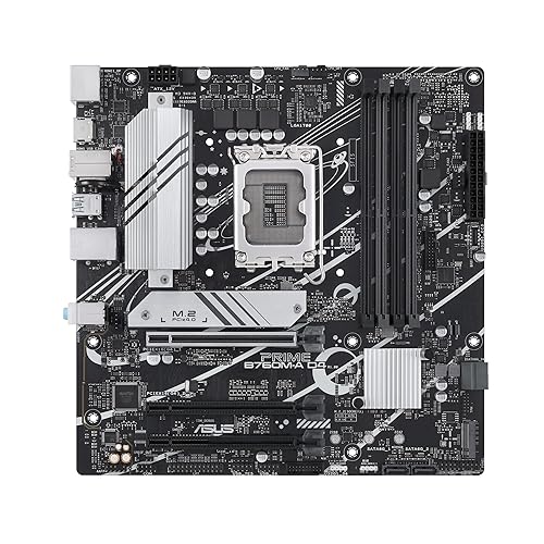 ASUS Prime B760M-A D4-CSM Intel B760 (LGA 1700) mATX Commercial CSM Motherboard, PCIe 4.0, DDR4, 2X M.2, 2.5Gb LAN, DP, 2X HDMI, SATA 6 Gbps, USB Type-C, Aura Sync, ASUS Control Center Express