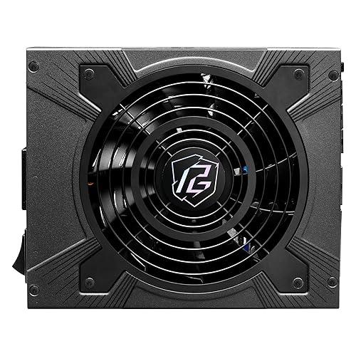 ASRock Phantom Gaming PG-1300G ATX 3.1 1300W Power Supply PCle5.1 10 Years Warranty Fully Modular Japanese Capacitor 80 Plus Gold Cybenetics Platinum 12V-2x6 Cables Gold Phantom Gaming 1300W