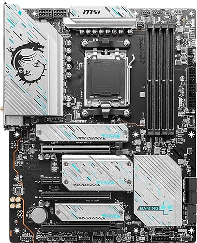 MSI X670E Gaming Plus WiFi Gaming Motherboard (Supports AMD Ryzen 7000 Series Processors, AM5, DDR5, PCIe 5.0, SATA 6Gb/s, M.2 Slots, USB 3.2 Gen 2, Wi-Fi 6E, 2.5Gbps LAN, HDMI/DP, ATX)