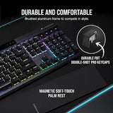 Corsair K70 RGB PRO Mechanical Gaming Keyboard (Cherry MX Brown Switches, 8,000Hz Hyper-Polling, Durable PBT Double-Shot Keycaps, Magnetic Soft-Touch Palm Rest) QWERTY, NA Layout - Black