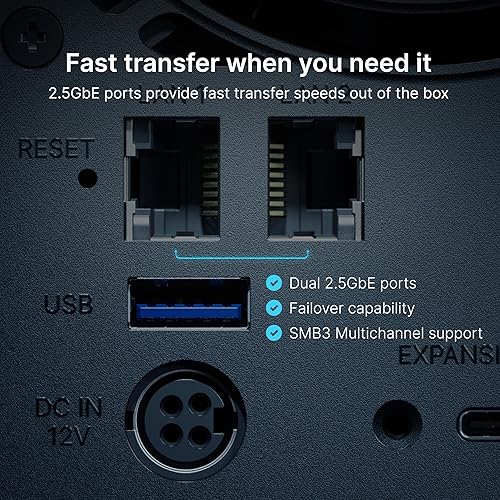 SYNOLOGY 4-Bay DS925+ NAS with Expandable Capacity