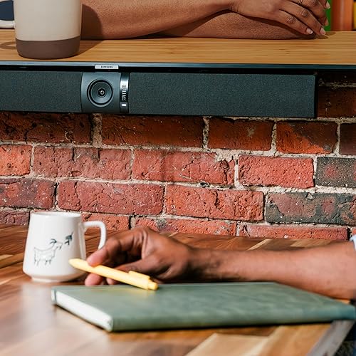 Owl Bar Video Conferencing Device — 4K Video Conferencing Bar with Active Speaker Focus (Add a Meeting Owl 3 or Meeting Owl 4+ for 360-Degree Coverage and Automatic Camera Switching) - Charcoal