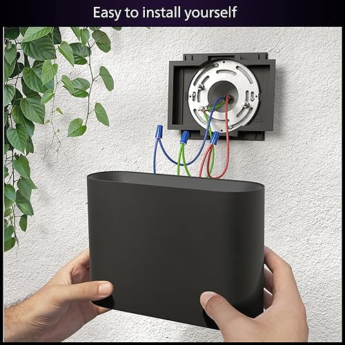 Philips Hue Dymera Smart Indoor and Outdoor Wall Light - Two Individually Controllable Beams of Light - Secure Connection, Control from Anywhere - 16 Million Colors - Outdoor Use Requires Hue Bridge