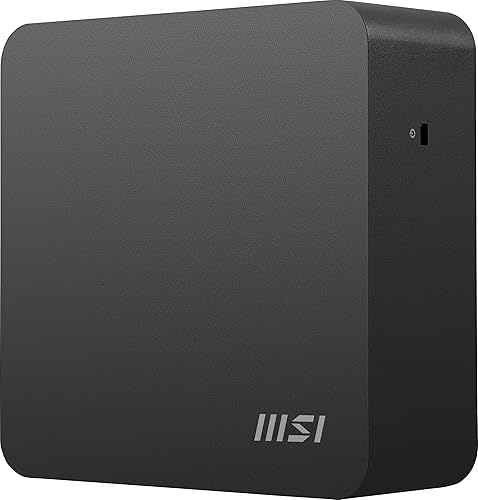 MSI Cubi NUC AI+ Desktop, Intel Core Ultra 7-258V, 32GB Memory, 1TB SSD, WiFi 6E, BT 5.3, Thunderbolt 4, Copilot Button, Win 11 Pro: Black 2MG-019US