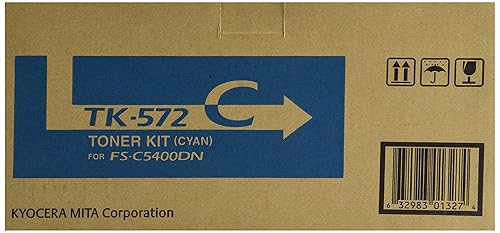 Kyocera FSC5400DN TK572C Sd Cyan Toner Yield 16,000 1T02HGCUS0