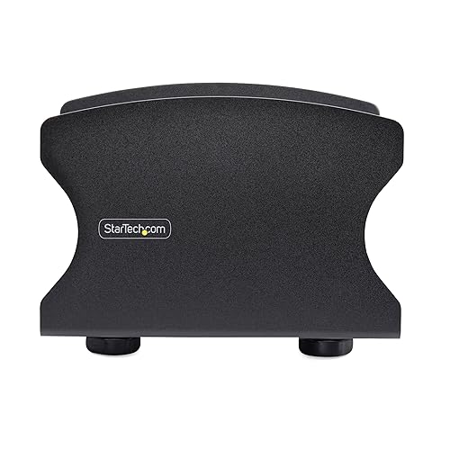 StarTech.com PC Wall Mount Bracket, Supports Desktop Computers Up to 40lb (18kg), Tool-Less Adjustments 1.9-7.8in (50-200mm), Heavy-Duty Wall Mount Shelf/Holder for PC Case/Tower (2NS-CPU-Wall-Mount) Heavy-Duty Wall Mount for PC Case