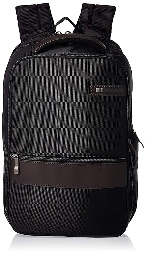 Samsonite Kombi Business Backpack, Black/Brown, 16.25 x 10.5 x 5-Inch 16.25 x 10.5 x 5-Inch Black/Brown