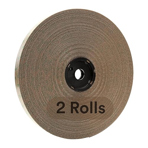 3M Dual Lock Low Profile Reclosable Fastener SJ4570, Clear, 1 in x 50 yd, Secure Interlocking Alternative to Screws and Bolts, Smooth Aesthetic, Indoor Use, 2 Rolls 1 in x 50 yd Acrylic adhesive bonds Clear 2 50021200448831