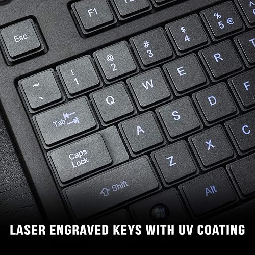 A4tech KD-126 Backlit USB Light up Keyboard Black (KD126)