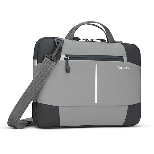 Targus 13 Laptop Cover Protective Computer Sleeve for Laptop or Shoulder Bag Compatible with Apple MacBook Air Surface Lenovo and Dell Laptops Up to 13 inches Reflective Accents, Black (TSS92204)