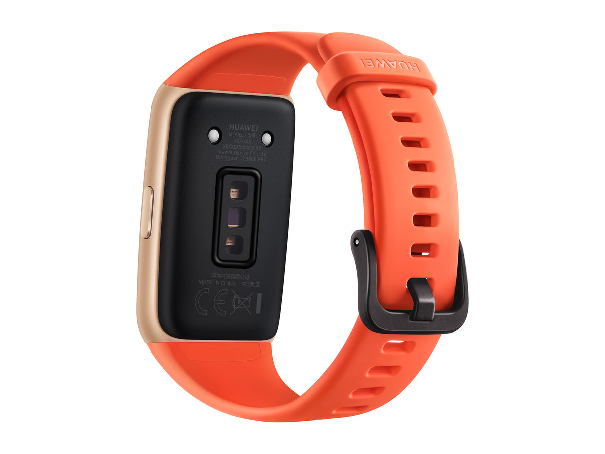 HUAWEI 55026636 Band 6, 2-week Battery, 1.47'' AMOLED Touch Screen, Heart Rate Monitoring, Amber Sunrise