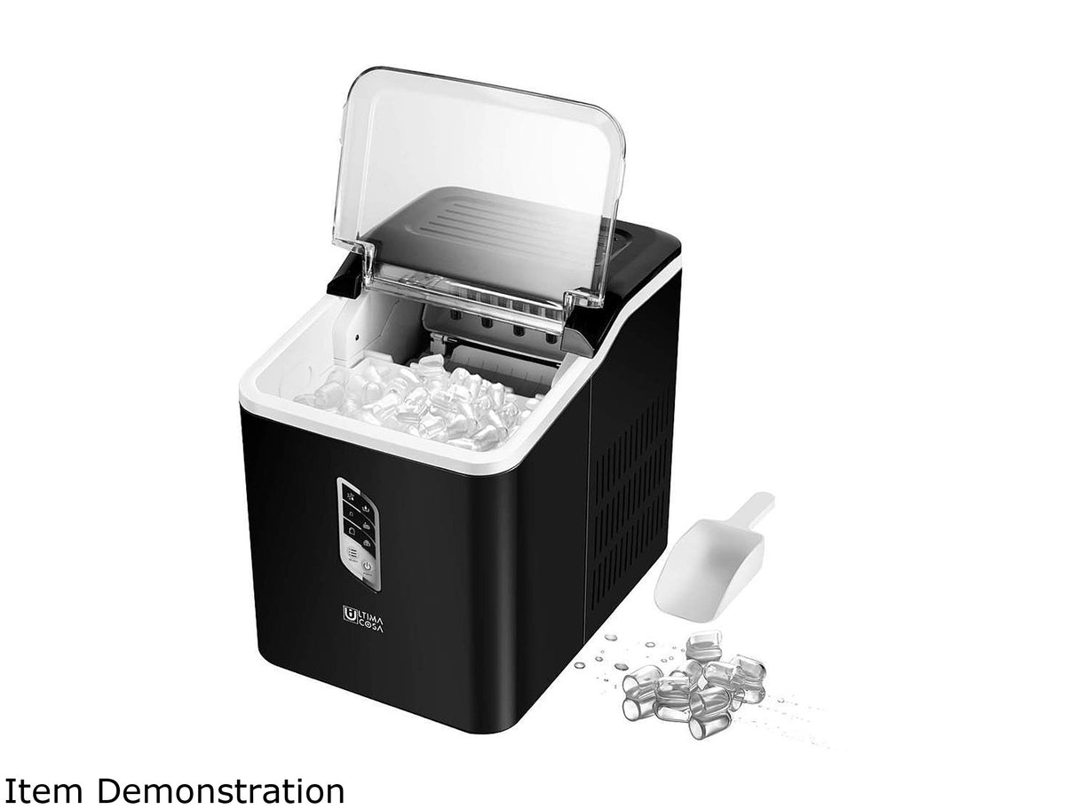 Ultima Cosa Presto Freddo High Capacity Ice Maker (Black)